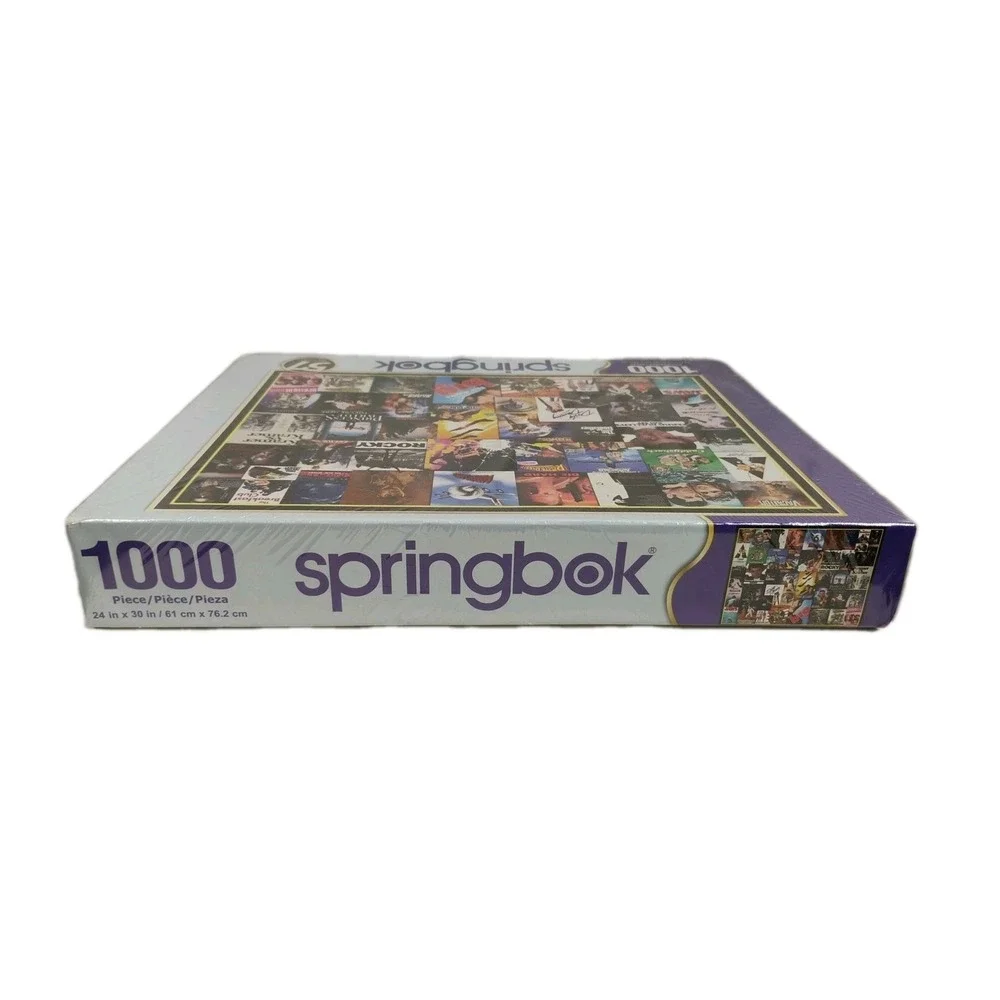Springbok GOING TO THE MOVIES 1000 PC Puzzle Vintage 80s Movies Collage SEALED